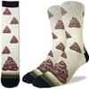 Good Luck Sock Men's Piles of Poop Socks, Adult, Shoe