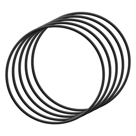 ECSiNG 5Pcs 70mm O Ring Replacement Rubber Sealing Rings Gasket Washer Accessories for Faucet Household Pipeline Hydraulic Pipeline Black