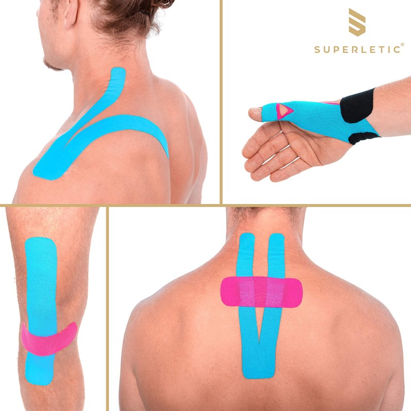 SUPERLETIC Kinesiology Tape Essential [5 m x 5 cm] Physio
