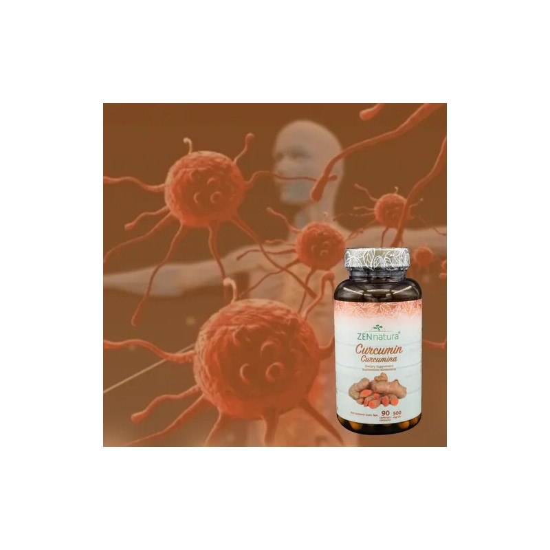 Curcumina Desinflamatoria Analgesico Sist Inmune 90 Cápsulas Sabor Sin sabor