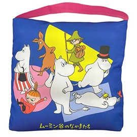Marushin Moomin 1465004900 School Cushion, Moomin, Style Blue, Kids, Kids, Boys, Girls, Kindergarten Entrance Goods, Kindergarten, Elementary School, H11.8 x W11.8 x D2.0 inches (30 x 30 x 5 cm)