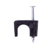 GARDNER BENDER PSB-100 100Pk 1/4 Coax Staple, Black