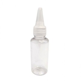 Pointed Cap Round Refill Bottle 30ml Clear 34ea