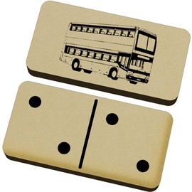 Azeeda 'Double Decker Bus' Domino Set & Box (DM00043589)