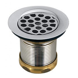 Westbrass Grid Basket Style Bar Sink Strainer, Polished Chrome, D2181-26