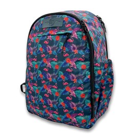 Boltaira Backpack – Travel Bag, Airline-Inspired Weekender with Laptop Sleeve, Carry-On Size (Flamingos)