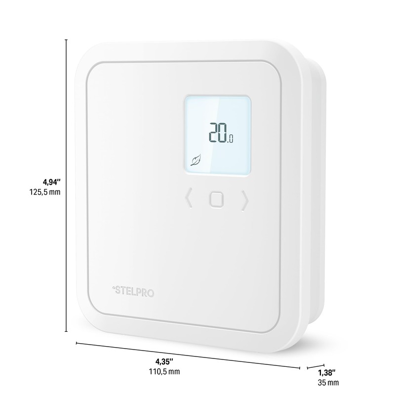 Stelpro Non-Programmable Electronic Thermostat for Baseboards and Convectors, Accurate Temperature
