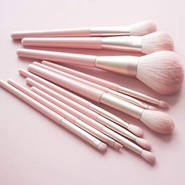 DHAEY Brocha de Maquillaje Juego de brochas de Maquillaje Suave de 12 Piezas for Sombra de Ojos, brocha for Base de Rubor, fácil de Limpiar Belleza   
