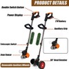 Cordless Weed Wacker Eater Electric Battery Powered, 21V Lightweight Weed