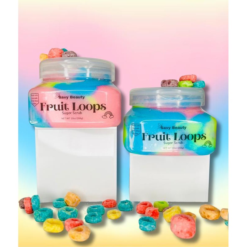 Fruit Loops- Whipped Hydrating Shea Sugar Scrub Body Care Lightweight