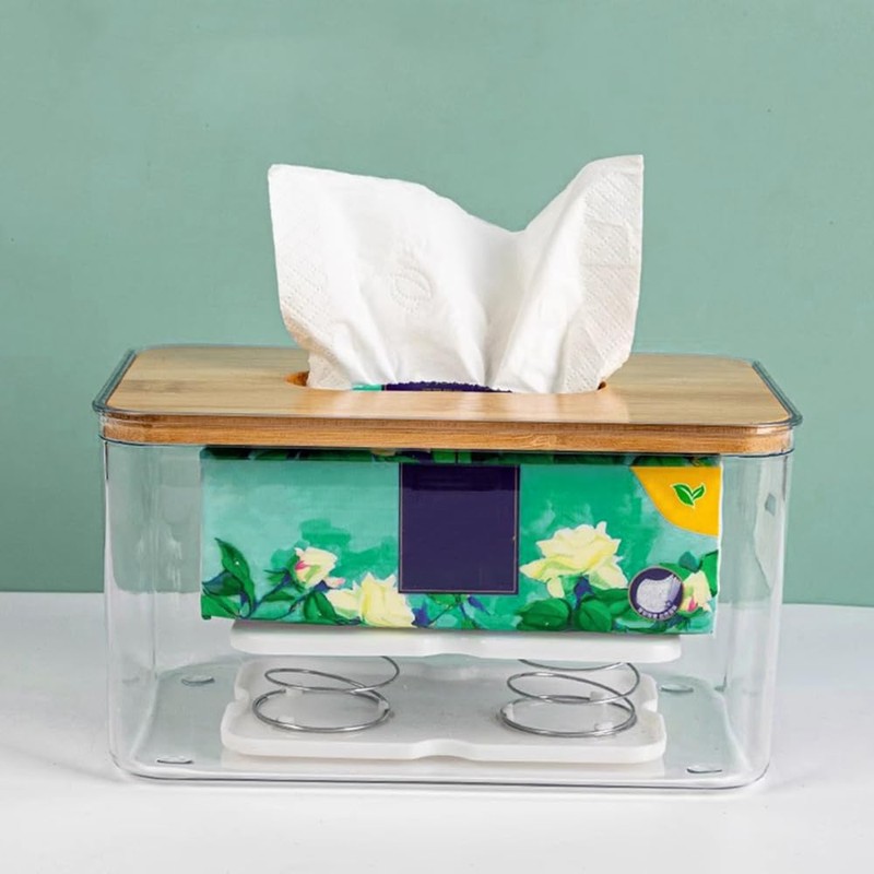 LKCCTK Raised Spring Tissue Height for Tissue Case, Easy Removal,