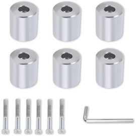 NSJ-1*4 Attachments for 1.1-Inch (28 mm) Diameter Erector (Creform) and Spacia Pipe, Automobile Roof Rack Bars, Set of 6