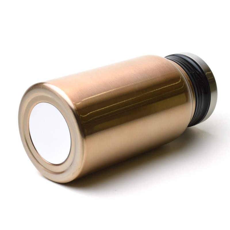 maebata 51619 Lux Pair Thermos Bottle (Silver & Bronze) 13.5