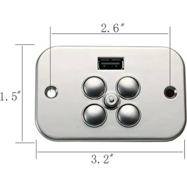 Raffel Power Recliner Lift Chairs 5 Button 5 Pin Control CTR UR2 08 BA with USB