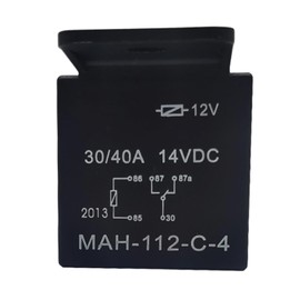 Plug the relay for automotive replacement electrical systems PC792A-1C-C1-12S-DN-X 12VDC 40A 5 PINS-Supersession HFV4 012-1Z4SGD1 RC-400012-DS MAH-112-C-4