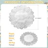 sourcing map 50 Pcs Round Paper Doilies, 8.5 Inch Disposable