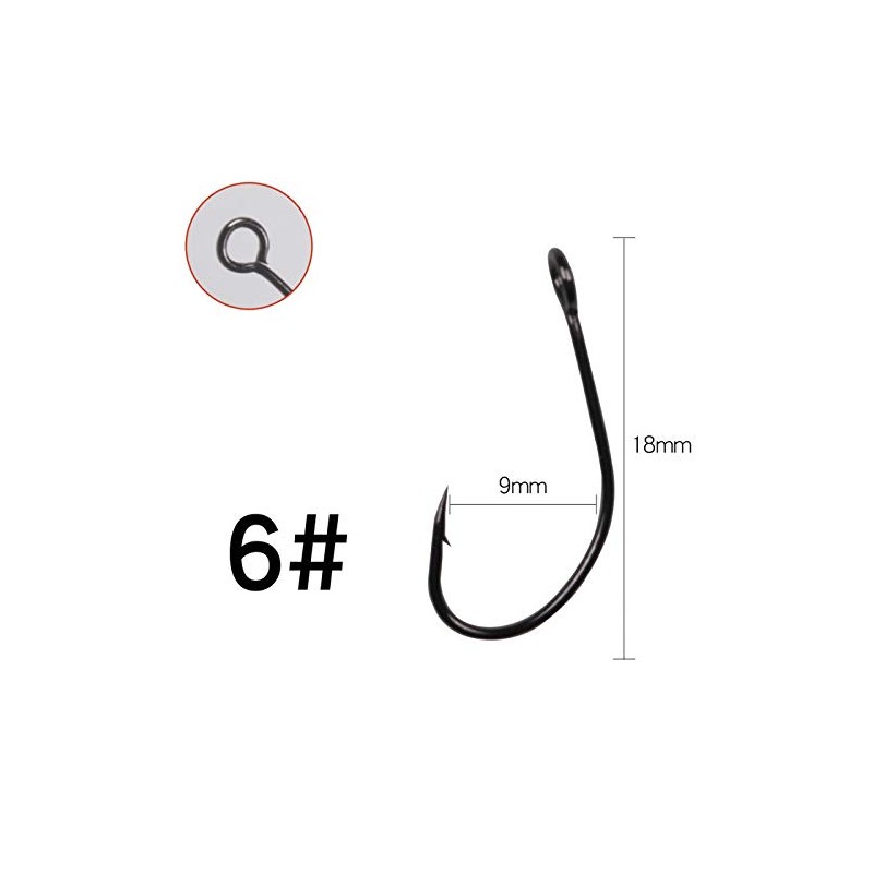 Trout Spoon Hooks, Pack of 12, Trout Hooks, Indicator Hooks,