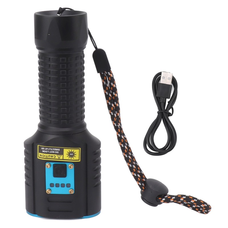 365nm UV Flashlight 2 in 1 LED White and Ultraviolet