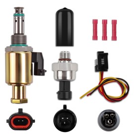 7.3 IPR Valve Injector Pressure Regulator and ICP Control Sensor Kit Compatible with 1999-2003 F250 F350 F450 F550 Super Duty, 1995-2003 E350, for V8 Diesel Turbocharged, Replace F81Z9C968AA