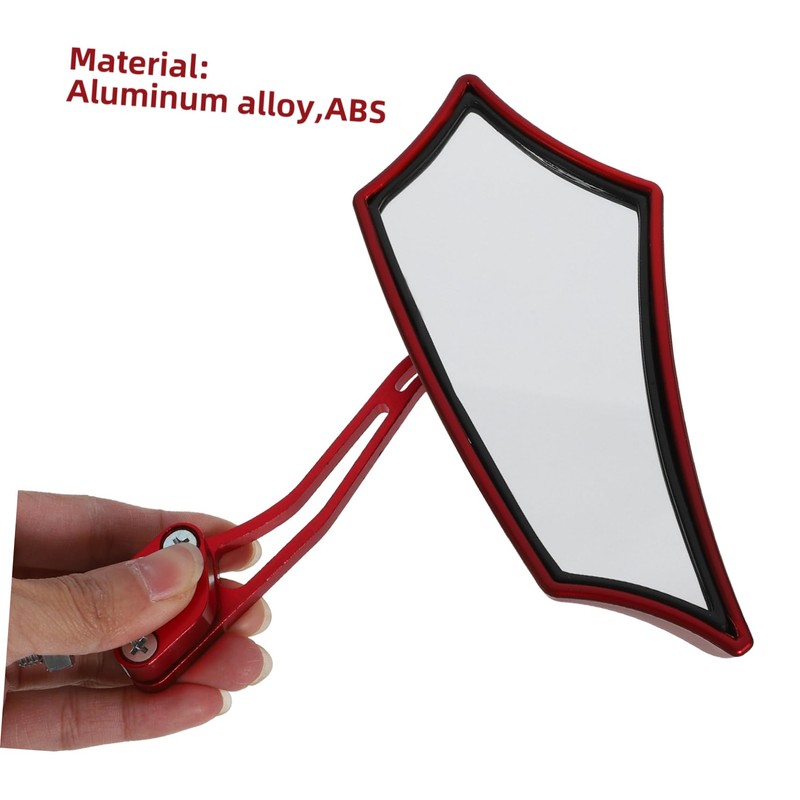 BUGUUYO 1set Motorcycle Rearview Mirrors High Definition Safety Mirrors for