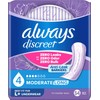 Always Discreet Adult Incontinence Pads for Women, Drier, 4 Drop