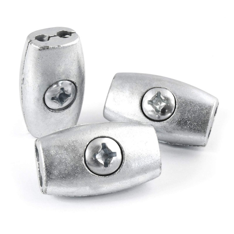10 pcs galvanised steel egg shaped wire rope clip 3