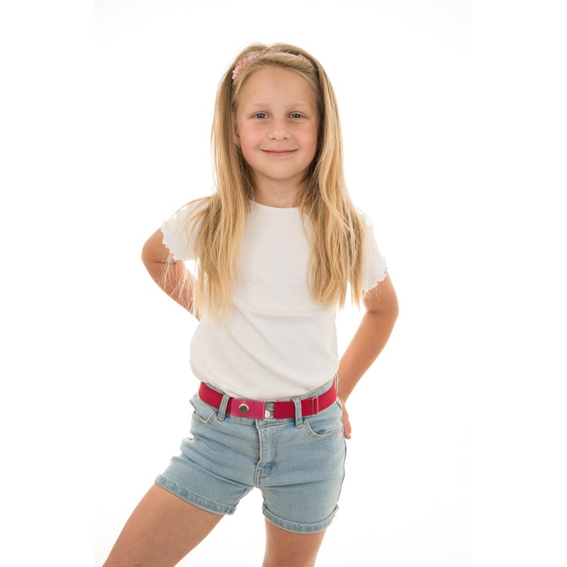 Olata Children's Belt with Comfortable Elastic Band and Press Stud