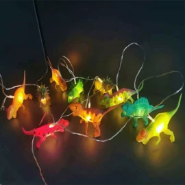 K&H Adornos Navideños Led Serie De Luz Luces De Dinosaurio