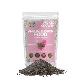 Annual Flower Food – Premium Fertilizer – for Quick-Blooming Color and Vigorous Flower Cycles in Seasonal beds by Old Cobblers Farm (15 lbs)