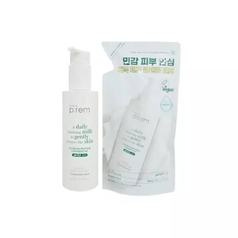 MakePrem Make Prem Cleansing Milk 200ml + Refill 100ml /