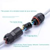 2Pcs IP68 Waterproof Electrical Junction Box Outdoor Underground Wire Connector