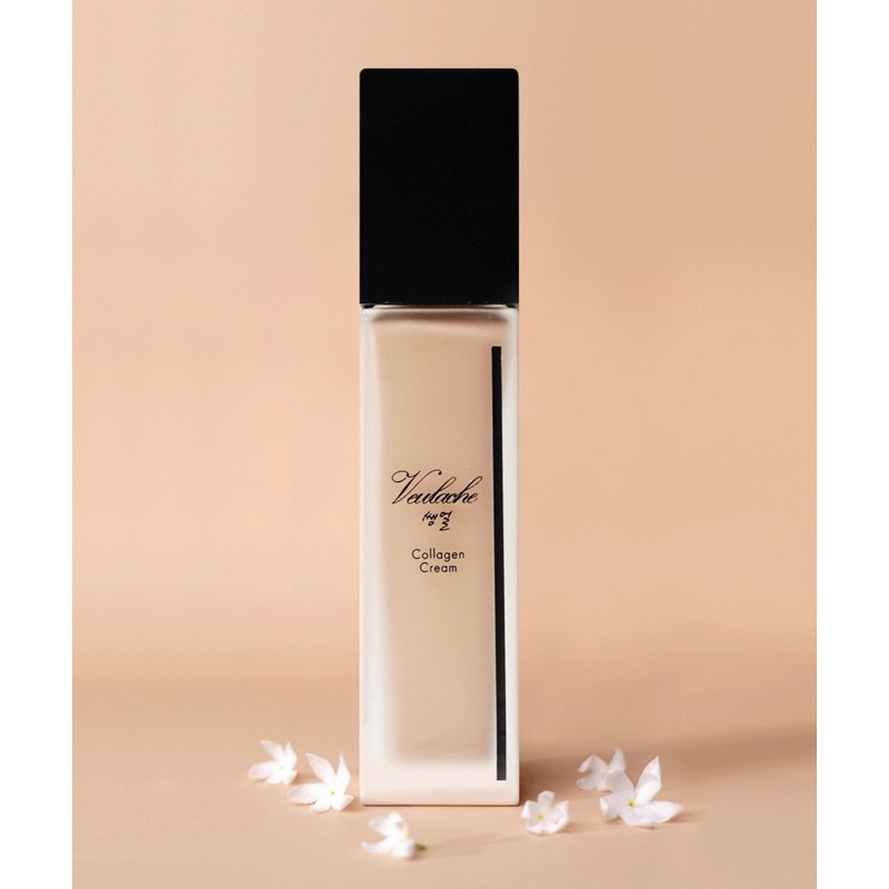 Beluachae UV Block No-Makeup Foundation Collagen Cream SPF50+ PA++++, 30ml,