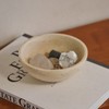 WILD WORKS Travertine Bowl, 6" Natural Stone Decorative Bowls for
