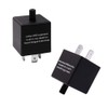 HUIQIAODS 12 V Flasher Relay 3 Pin Adjustable Indicator Relay