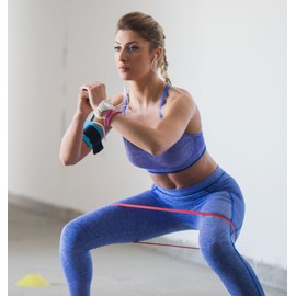 Exercise Bands for Working Out Arms, Legs and Butt – Non-Latex Resistance Bands Set for Women, Men – Physical Therapy, Fitness - 5 Extra Wide Bands of Increasing Resistance - Premium Workout Guide