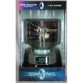 Star Trek Champions Fine Pewter Figure Caption Kirk