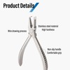 Dhoptical Eyeglasses Frame Pliers, Unload Push in Nose Pad Plier