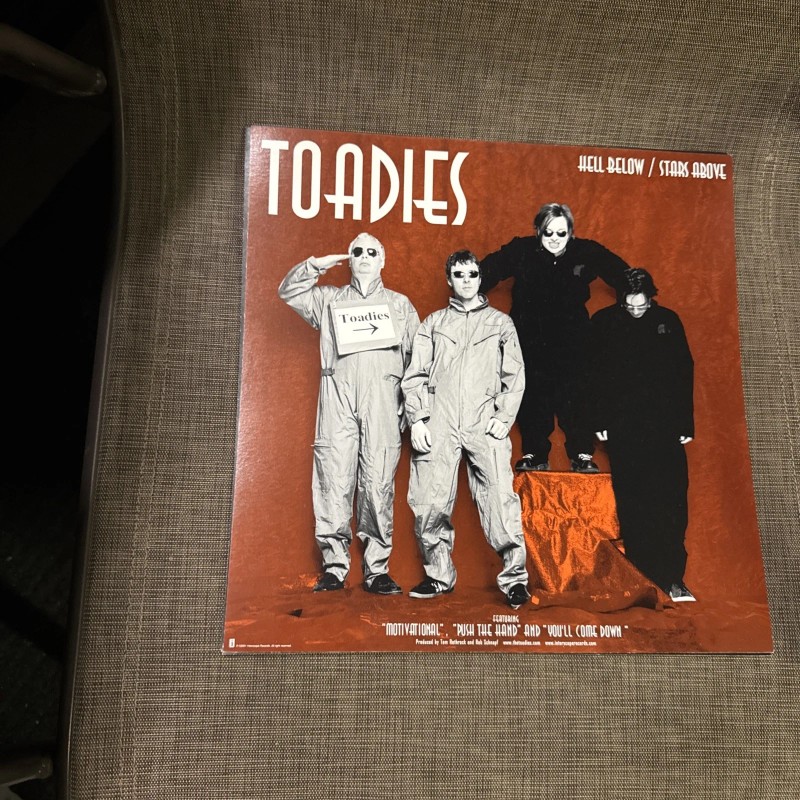 Toadies Hell Below/Stars Above 12x12 Album Cover Promo Poster DS