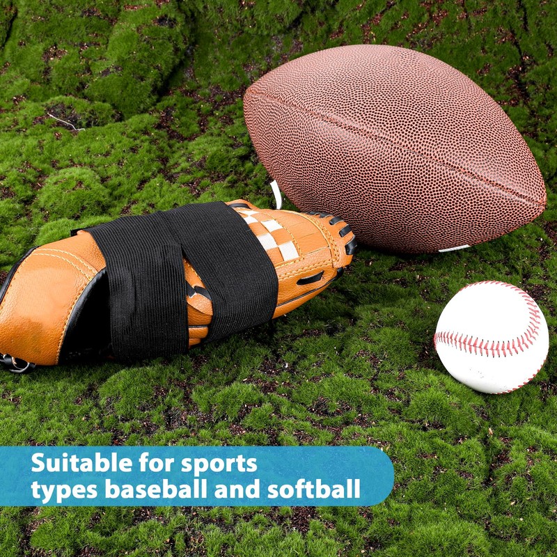 2 PCS Glove Wrap Band Baseball Glove Strap, Softball and