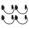 XFORT 4 Pack Viper Thumbturn Locking Cable Window Restrictor in