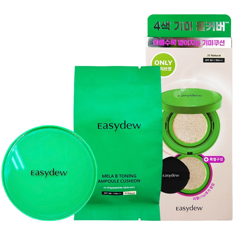 Easydew Mela Be Toning Ampoule Cushion No. 21 Natural Original
