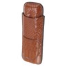 2 Finger Cigar Case Portable Waterproof Lightweight Artificial Leather Cigar