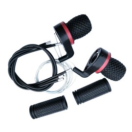 KACEPAR 3x7 Speed Bicycle Gear Shifter, 1 Pair Bicycle Twist Gear Shifter Grips, Bike Shift Levers Shift Replacement Grip