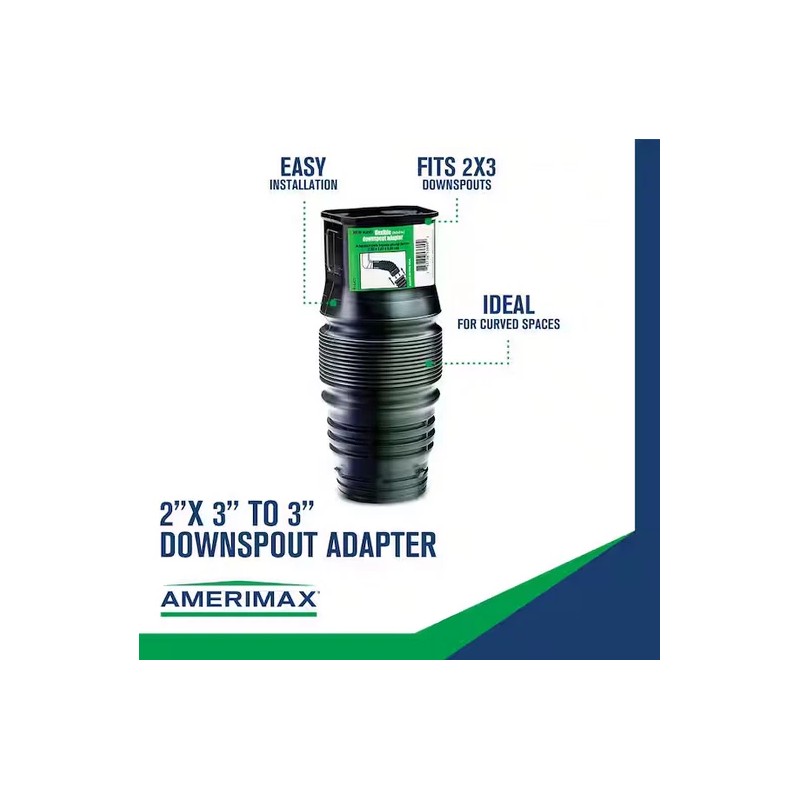 Amerimax Home Products FLEX Drain 2 in. x 3 in.