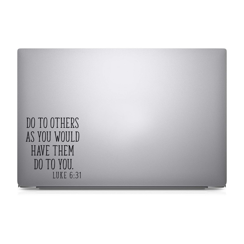 Bargain Max Decals Luke 6:31 Verse Decal Notebook Car Laptop