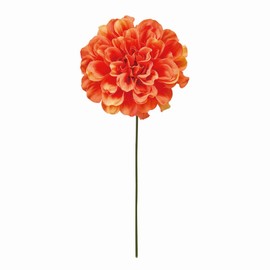 Tokyodo FM000414-009 Artificial Flowers MAGIQ Prime Dahlia Pick Orange, Flower Diameter 3.5 x 8.3 inches (9 x 21 cm)