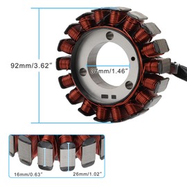 STATOOK Motorcycle Stator Coil Generator Magneto Stator Coil Compatible with YZF R15 YZF155L YZF155K XSR125 XSR125 YZF-R 125 MT125 MT-125 ABS 2FB-H1410-00 BK7-H1410-00