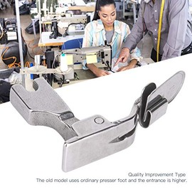 Prensatelas de Rodillo Industrial, Máquina de Coser de Acero, Prensatelas de Dobladillo Enrollado, Accesorios de Repuesto para Cama de Pie