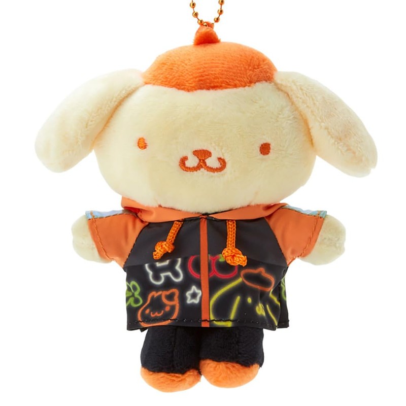 Sanrio 597091 Pom Pom Pudding Mascot Holder (Sanrio Vivid Neon)