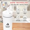 TRAVEL BREW Portable Travel Kettle with Tea Infuser- Mini Electric